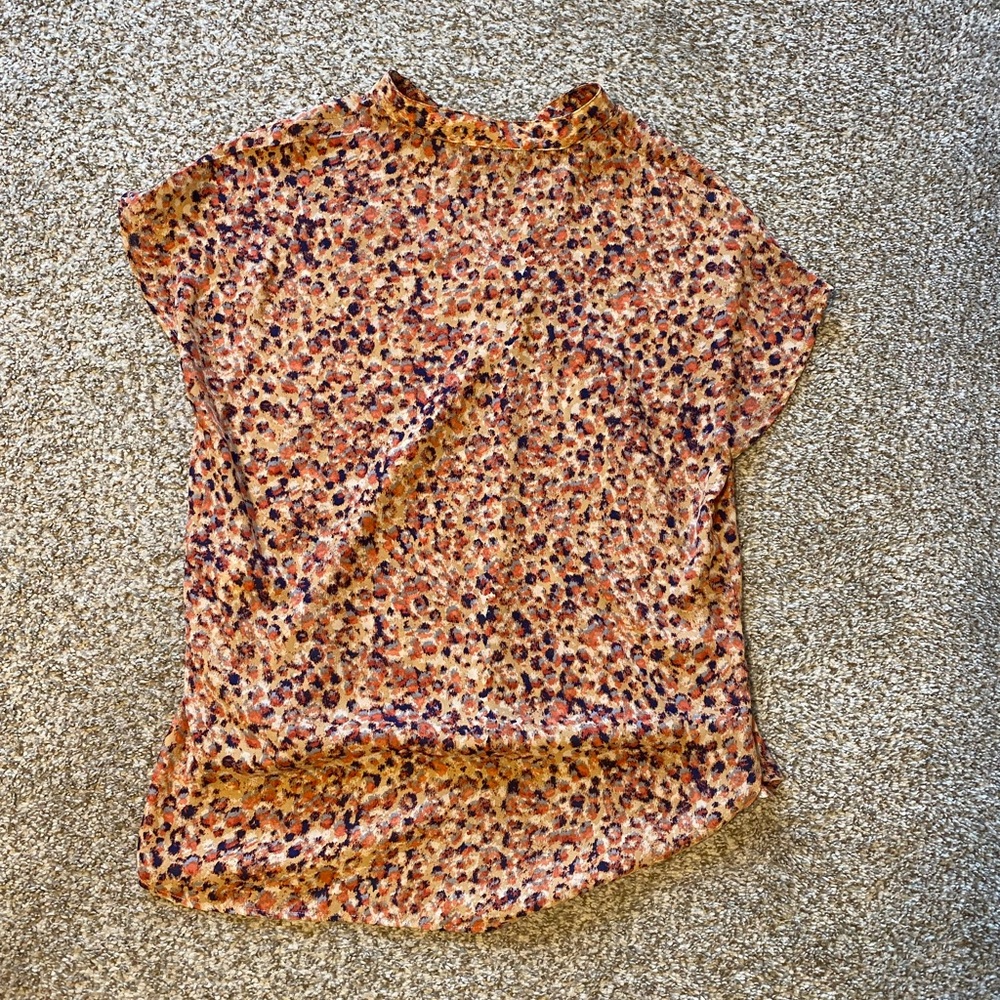 Multicolored Business Blouse